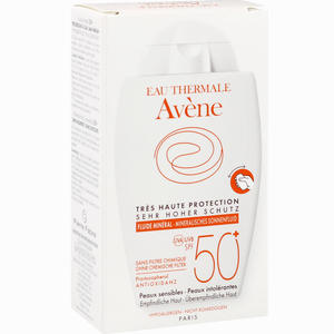 Avene Mineralisches Sonnenfluid Spf50+ Ungetönt Emulsion 40 ml - ab 0,00 &euro;