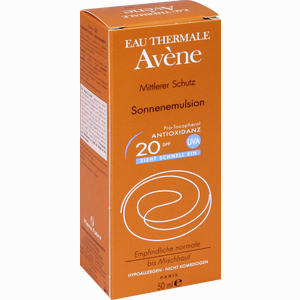 Avene Sunsitive Sonnenemulsion Spf 20  50 ml - ab 0,00 &euro;