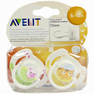 Avent Beruhigungssauger Silikon 6- 18 Monate 1 Stück - ab 0,00 €