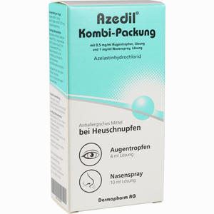 Azedil 0.5 Mg/ml Augentropfen + 1mg/ml Nasenspray Kombipackung  1 Stück - ab 9,90 €