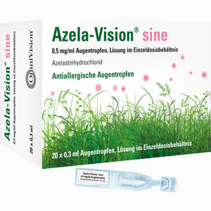 Azela- Vision Sine 0.5mg/ml Augentropfen im Einzeldosisbehältnis  20 x 0.3 ml - ab 5,54 €
