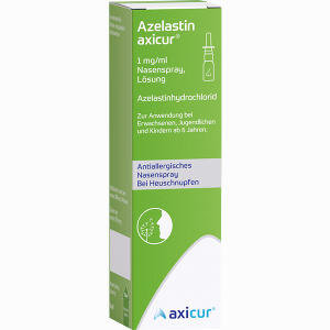Azelastin Axicur 1 Mg/Ml Nasenspray Lösung 5 ml - ab 5,43 &euro;