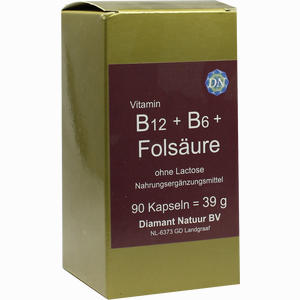 B 12 + B Folsaeure Ohne Lactose Kapseln 90 Stück - ab 12,16 €