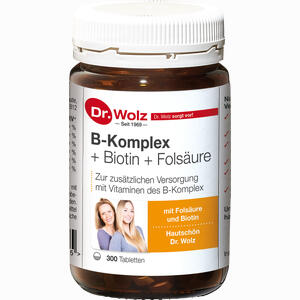 B- Komplex+biotin+folsäure Tabletten 300 Stück - ab 8,50 €