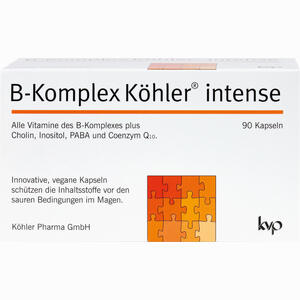 B- Komplex Köhler Intense Kapseln 90 Stück - ab 20,45 €