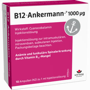 B12 Ankermann 1000 µg Ampullen  10 x 1 ml - ab 5,10 €