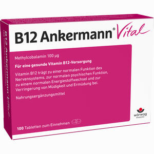 B12 Ankermann Vital Tabletten 100 Stück - ab 26,32 €