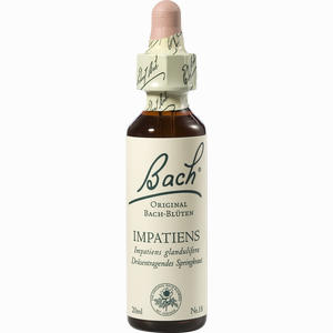 Bach- Blüte Impatiens Tropfen 20 ml - ab 8,92 €