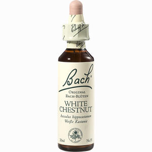 Bach- Blüte White Chestnut Tropfen 20 ml - ab 8,76 €