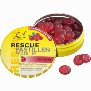 Bach Original Rescue Pastillen Cranberry  50 g - ab 0,00 €