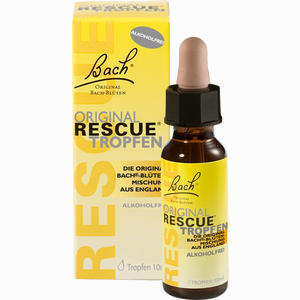 Bach Original Rescue Tropfen Alkoholfrei  10 ml - ab 0,00 &euro;
