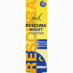 Bachblüten Original Rescura Night Tropfen Alkoholfrei  20 ml - ab 10,94 €