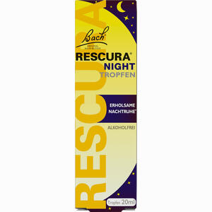 Bachblüten Rescura Night Tropfen Alkoholfrei 20 ml - ab 12,53 &euro;