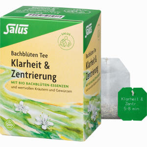 Bachblüten Tee Klarheit & Zentrierung Bio Salus Filterbeutel 15 Stück - ab 3,39 €