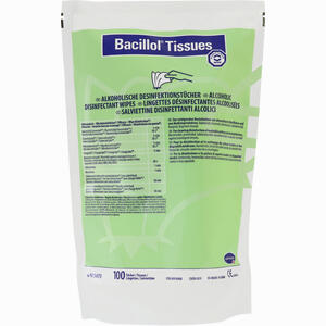 Bacillol Tissues Nachfüllpackung Tücher 100 Stück - ab 6,55 €