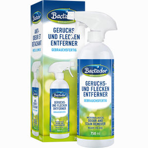 Bactador Geruchs- U.fleckenentferner Mikrobiolog. Spray 750 ml - ab 8,15 €