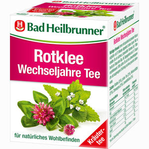 Bad Heilbrunner Rotklee Wechseljahre Tee Filterbeutel 8 Stück - ab 0,00 &euro;