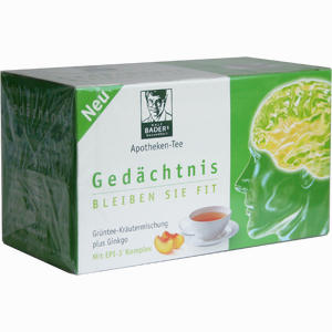 Baders Apotheken- Tee Gedächtnis Filterbeutel 20 Stück - ab 5,66 €
