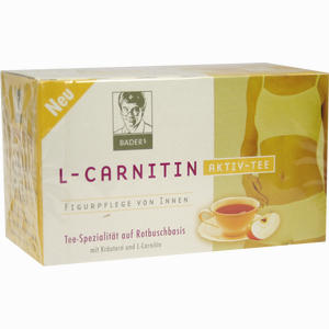 Baders L- Carnitin Aktiv- Tee Filterbeutel 20 Stück - ab 5,85 €