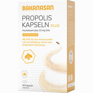 Bakanasan Propolis Kapseln Plus  60 Stück - ab 14,09 €