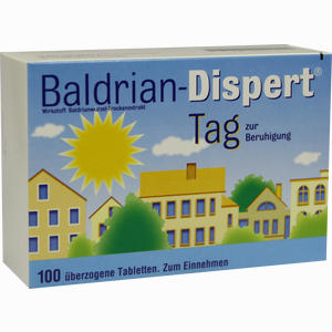 Baldrian Dispert Tag zur Beruhigung Tabletten 100 Stück