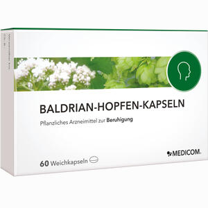 Baldrian- Hopfen- Kapseln Weichkapseln 60 Stück - ab 0,00 &euro;