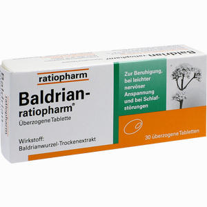 Abbildung von Baldrian- Ratiopharm Tabletten 30 Stück