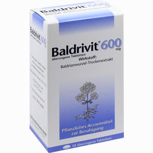 Baldrivit 600mg Tabletten 50 Stück - ab 17,78 €
