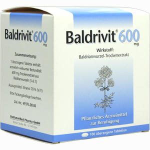 Baldrivit 600mg Tabletten 100 Stück - ab 31,40 €