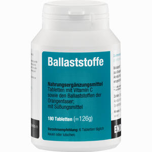 Ballaststoffe Kautabletten 180 Stück - ab 10,28 €