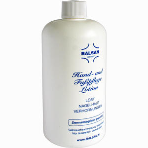 Balsan- Lotion zur Hornhautentfernung  500 ml - ab 22,29 €