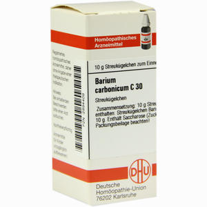 Barium Carb C30 Globuli 10 g - ab 7,41 €