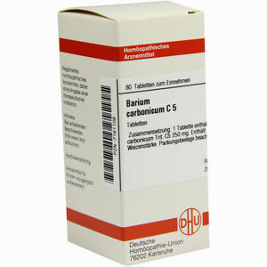 Barium Carb C5 Tabletten 80 Stück - ab 0,00 &euro;