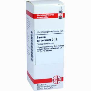 Barium Carb D12 Dilution 20 ml - ab 8,32 €