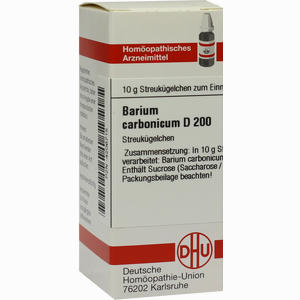 Barium Carb D200 Globuli 10 g - ab 15,00 €