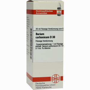 Barium Carb D30 Dilution 20 ml - ab 8,82 €