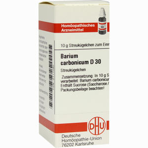 Barium Carb D30 Globuli 10 g - ab 7,25 €
