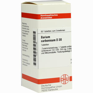 Barium Carb D30 Tabletten 80 Stück - ab 0,00 €