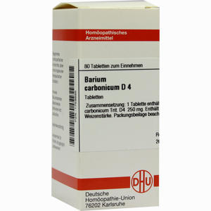 Barium Carb D4 Tabletten 80 Stück - ab 8,01 €
