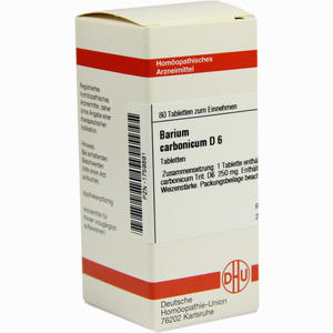 Barium Carb D6 Tabletten 80 Stück - ab 7,95 €
