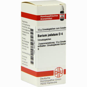 Barium Jodat D4 Globuli 10 g - ab 8,09 €