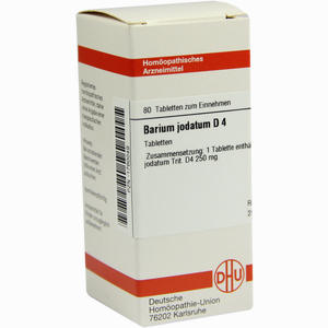 Barium Jodat D4 Tabletten 80 Stück - ab 8,88 €