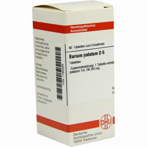 Barium Jodat D6 Tabletten 80 Stück - ab 8,65 €