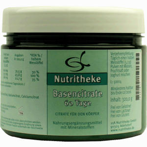 Basencitrate 60 Tage Pulver 320 g - ab 0,00 &euro;
