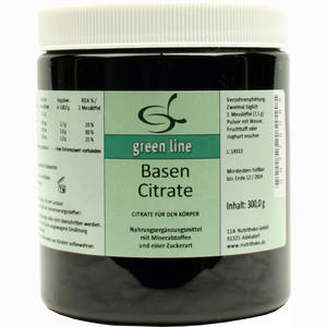 Basencitrate Pulver 300 g - ab 11,63 €