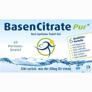 Basencitrate Pur Nach Apotheker Rudolf Keil Beutel 60 x 4.1 g - ab 18,30 €