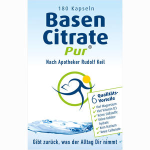 Basencitrate Pur Nach Apotheker Rudolf Keil Kapseln 180 Stück - ab 18,27 €