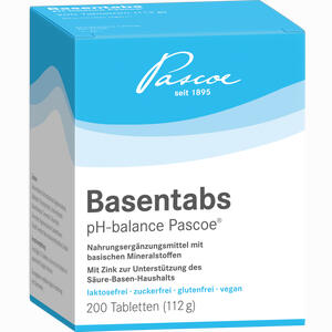 Basentabs Ph- Balance Pascoe Tabletten 200 Stück - ab 18,09 €