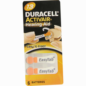 Batterie für Hörgeräte Duracell 13 6 Stück - ab 2,76 €