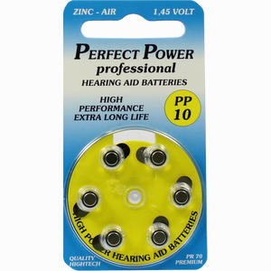 Batterie für Hörgeräte Power Pp 10 6 Stück - ab 2,82 €